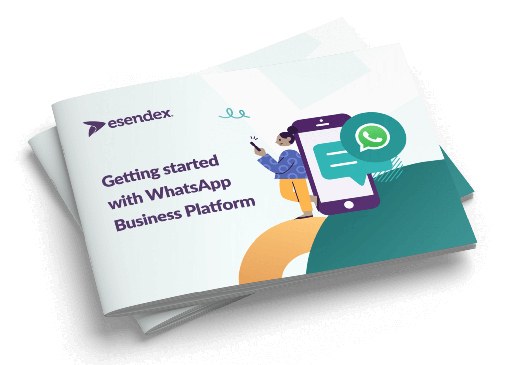 Image of WhatsApp Business Platform guide with title - Getting started with WhatsApp Business Platform
