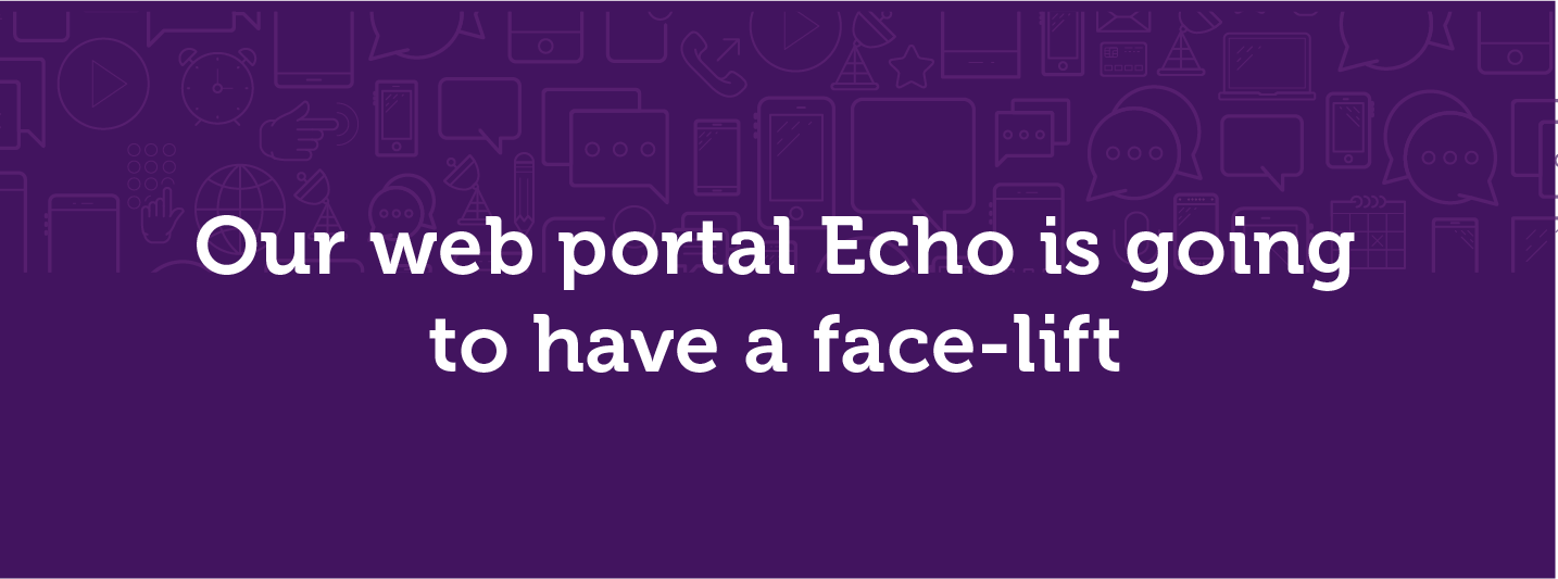 The Esendex web SMS portal Echo is going to have a face-lift