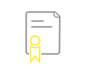 Illustration of a certificate