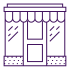 A shop front icon