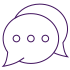 A speech bubble icon